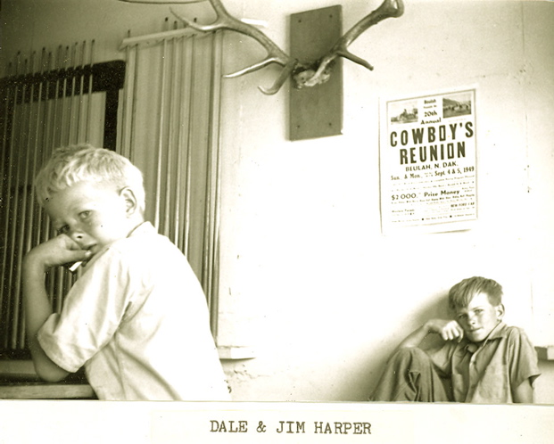 Jim and Dale Harper about 1948