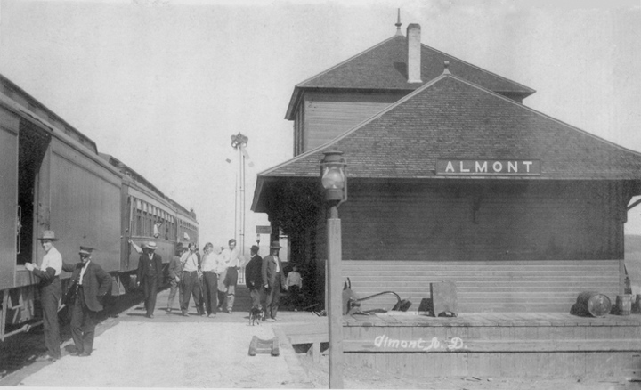 Almont Depot about 1920